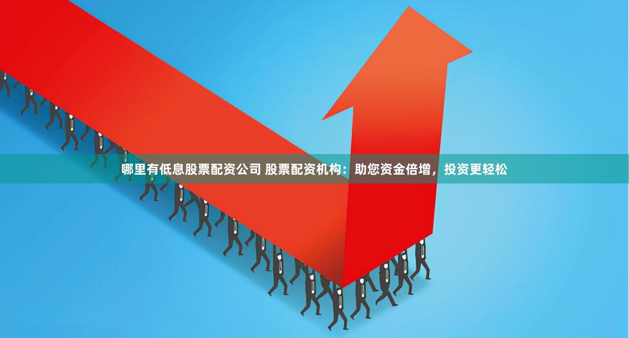 哪里有低息股票配资公司 股票配资机构：助您资金倍增，投资更轻松